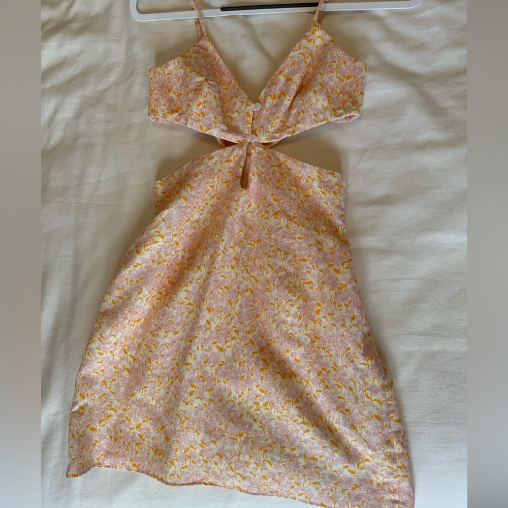 Zara floral mini dress, tags off but never worn